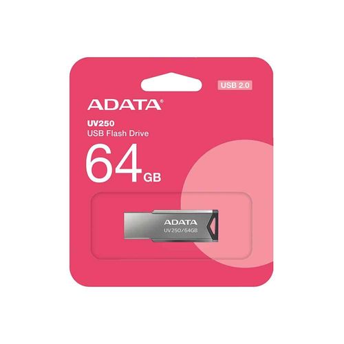 Memoria USB de 64 GB UV250 Metálica UV210 Adata