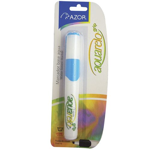 Marcador Para Colorear Grueso Azul Turquesa Blíster Aquarelo