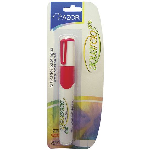 Marcador Para Colorear Grueso Rojo Blíster Aquarelo