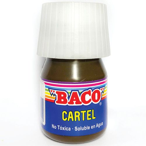 Pintura Escolar para Carteles Frasco con 20 ml Café 57 Baco