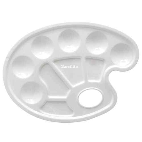 Paleta Plástico Mediana con 6 Huecos Barrilito GTP02N