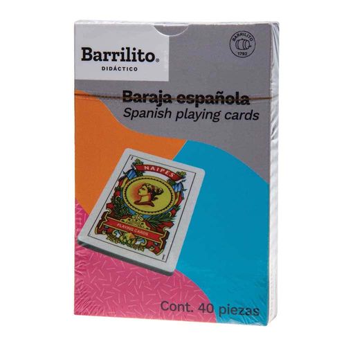 Juego de Naipe Español Barrilito NE40