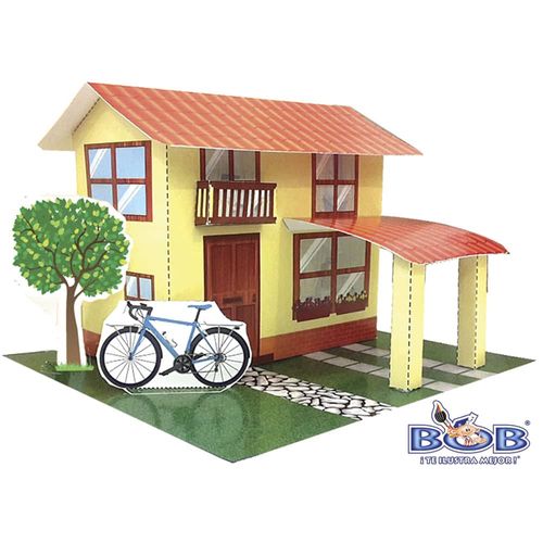 Maqueta para Armar Vivienda con 3 Bob