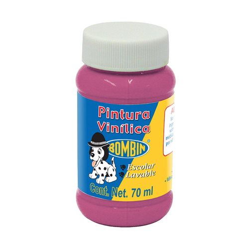 Pintura Vinílica Frasco con 70 ml Rosa Bombín