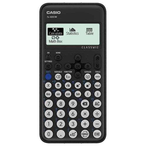 Calculadora Científica de mas de 290 Funciones Negro Casio FX-82CW-W-MT