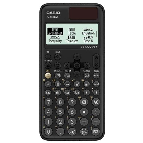 Calculadora Científica Mas de 540 Funciones Negro Casio FX- 991CW-W-MT