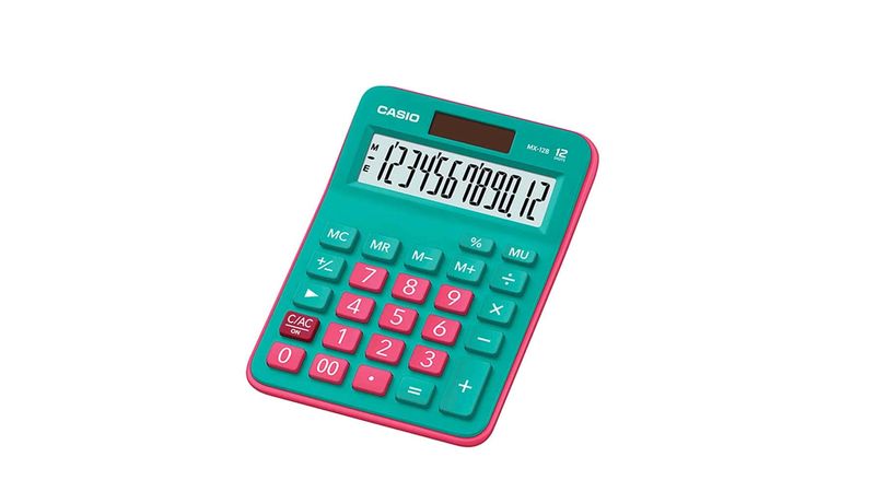 Green casio calculator best sale