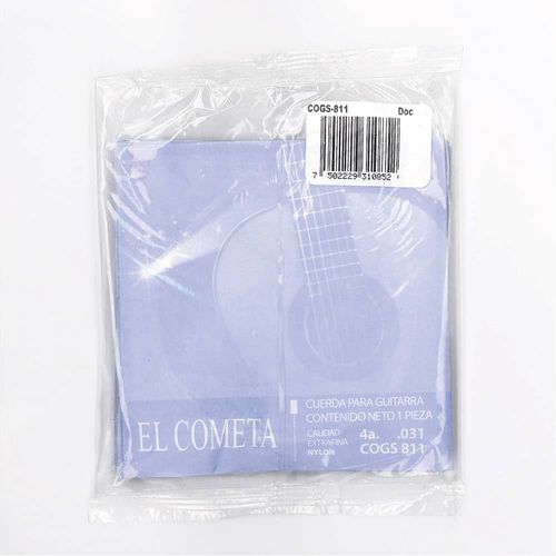 Cuerda para Guitarra con Borla Entorchada Nylon 4A con 12 Piezas Cometa