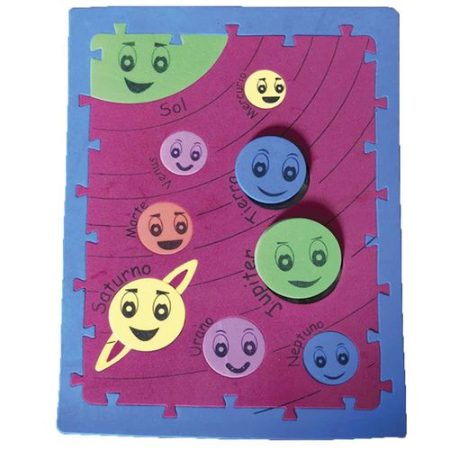 Rompecabezas de Foamy Sistema Solar Didactic