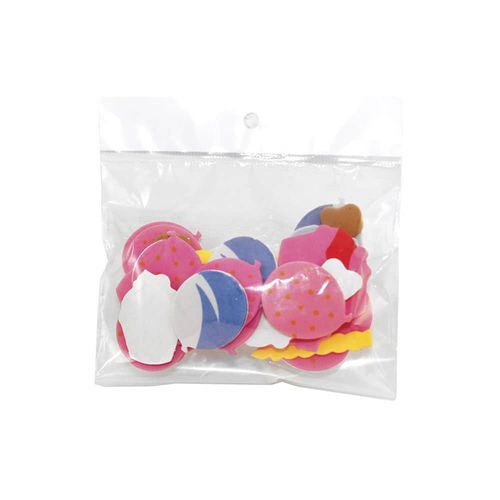 Figuras de Foamy con Adhesivo Cumpleaños Didactic