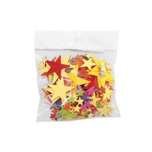 Figuras de Foamy con Adhesivo Estrellas Didactic