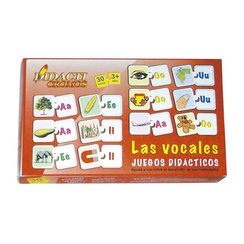 Juego Didáctico Vocales Didacticromos