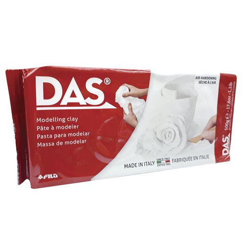 Pasta para Modelar con 500 g Blanco Das