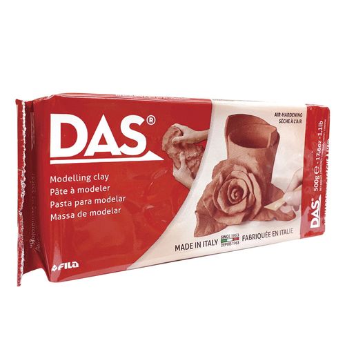Pasta para Modelar con 500 g Terracota Das