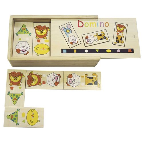 Juego de Madera Domino Animales Educativity