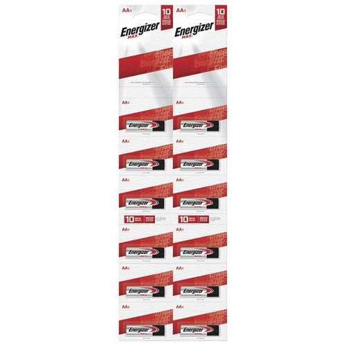 Pila Alcalina (AA) Tira con 12 Piezas Energizer