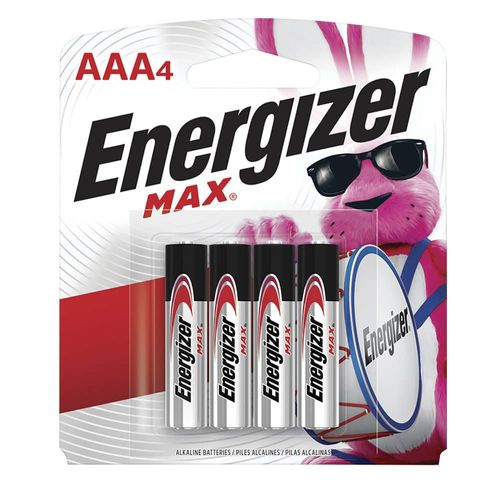 Pila Alcalina (AAA) Blíster con 4 Piezas Energizer
