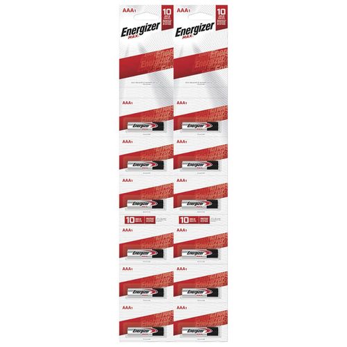 Pila Alcalina (AAA) Tira con 12 Piezas Energizer