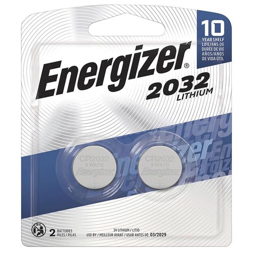 Pila Botón Litio 2032 Blíster con 2 Piezas Energizer