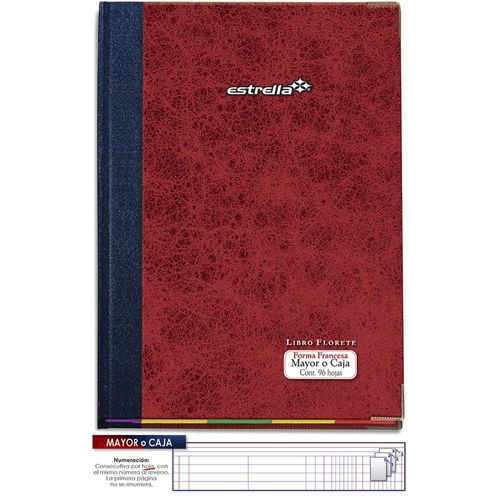 Libro Florete Mayor con 96 Hojas Estrella