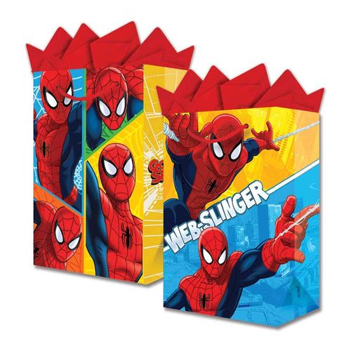 Bolsa de Cartón Mediana de 20 x 29 x 11 cm Spider-Man Granmark