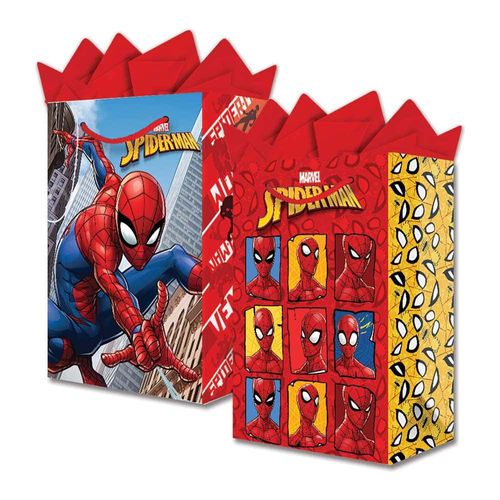 Bolsa de Cartón Grande de 25 x 36 x 11 cm Spider-Man Granmark
