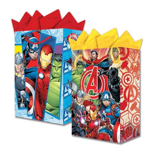 Bolsa de Cartón Grande de 25 x 36 x 11 cm Avengers Granmark
