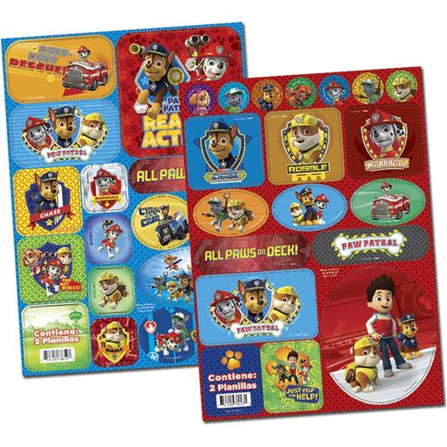 Calcomanía (Sticker) Bolsa con 2 Piezas Paw Patrol Granmark