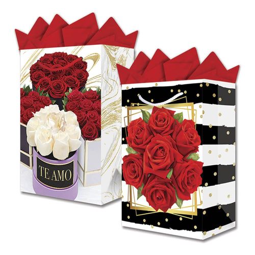 Bolsa de Cartón Chica de 14 x 22 x 8 cm Caja de Flores Granmark