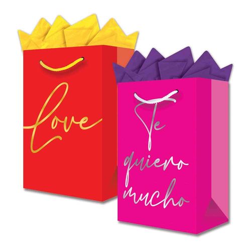 Bolsa de Cartón Grande de 25 x 36 x 11 cm Love TQM Granmark 878-532/6