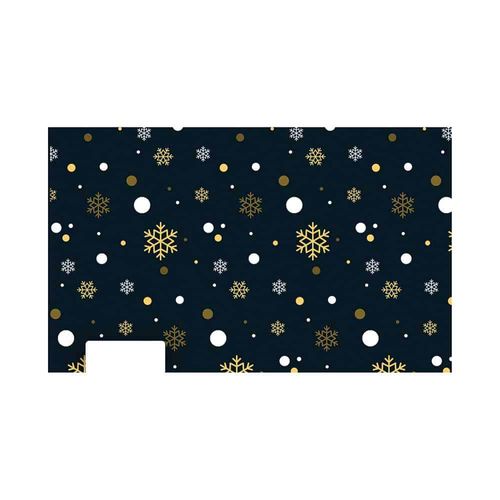 Papel Fantasía Couche de 52 x 70 cm Copo de Nieve con 25 Hojas Granmark 930-7552