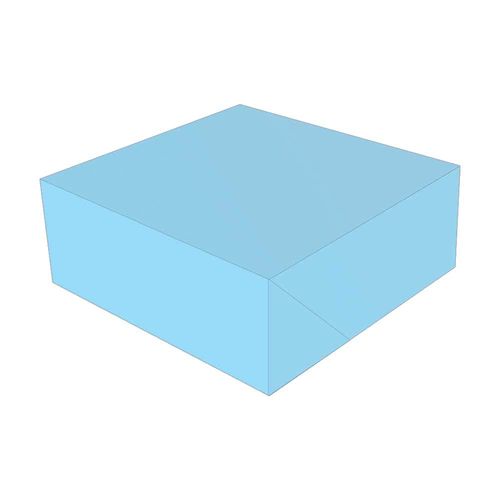 Caja para Regalo Armada Mediana (7.5 x 16.5 x 19.5 cm) Color Celeste Granmark 506/6