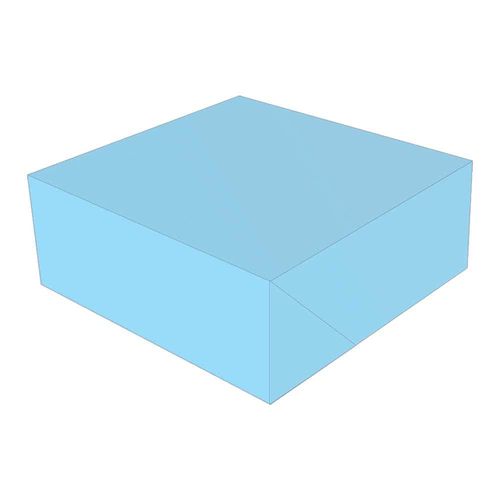 Caja para Regalo Armada Grande (7.5 x 19.5 x 19.5 cm) Color Celeste Granmark 507/6