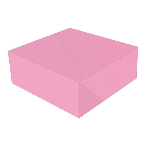 Caja para Regalo Armada Grande (7.5 x 19.5 x 19.5 cm) Color Rosa Granmark 507/7