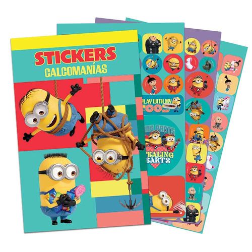 Calcomania (Sticker) Block con 6 Hojas Mi Villano Favorito 4 Granmark 152-0480