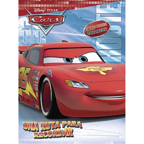 Libro para Iluminar Cars con 192 Páginas Editorial Great Moments