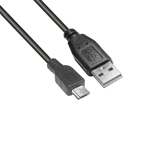 Cable USB A Micro USB Negro Green Leaf