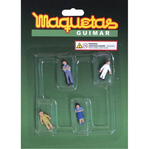 Niños a Escala 1:50 Blíster con 4 Guimar