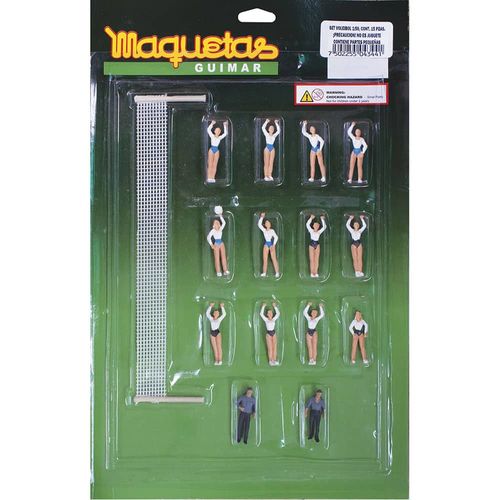 Set Voleibol a Escala 1:50 Blíster con 15 Piezas Guimar