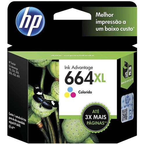 Tinta 664 XL Tricolor HP Compatible con 3835 / 2135 / 3635