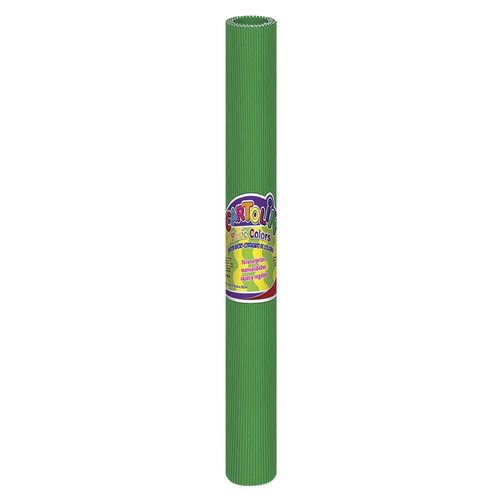 Cartón Corrugado de 50 x 70 cm Verde Bandera