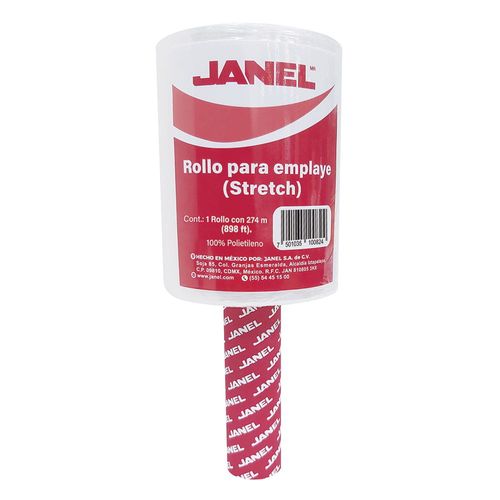 Rollo de Plástico para Emplaye de 130 mm x 274 m Janel