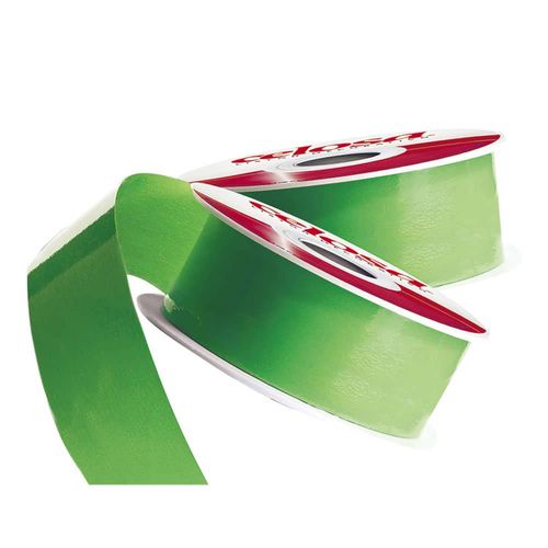 Cinta para Moño Número 9 Lisa 50 m Verde Bandera de .13 Celosa