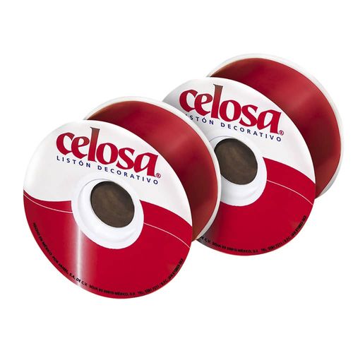 Cinta para Moño Número 22 Lisa 91.4 m Rojo de .2 Celosa