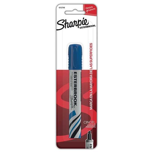Marcador Permanente Grueso Azul Blíster Esterbrook