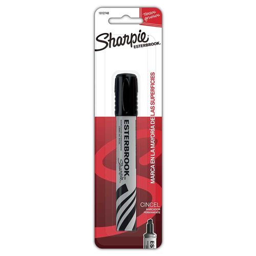 Marcador Permanente Grueso Negro Blíster Esterbrook