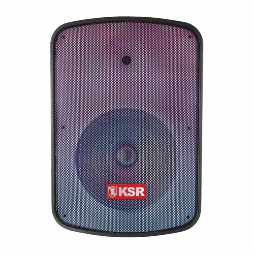 Bafle de 15" Recargable con Bluetooth / Micro SD / USB / Radio FM Negro con Rojo Kaiser KSW-4115