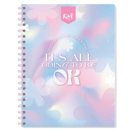 Cuaderno Espiral de 160 Hojas Francés de Raya Pasta Dura Kiut