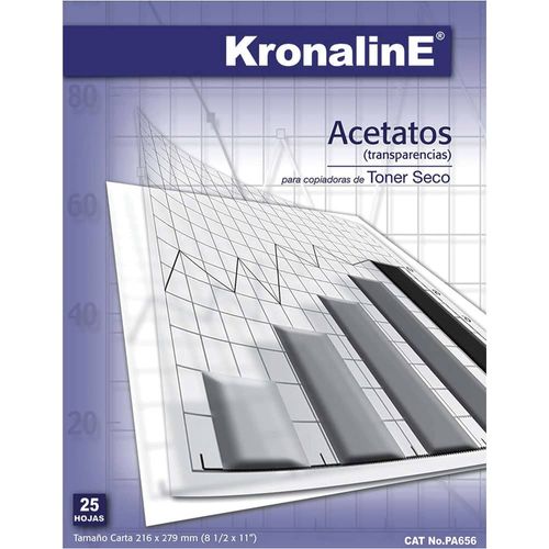 Acetato para Retroproyector Tamaño Carta con 25 Hojas