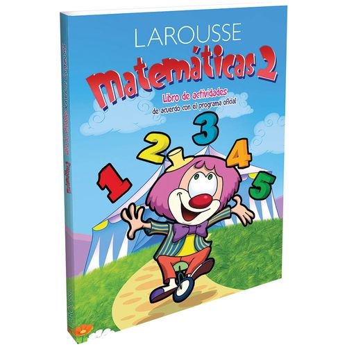 Libro de Actividades Matemáticas 2 con 160 Páginas Editorial Larousse